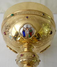 Antique Austrian Silver Ciborium